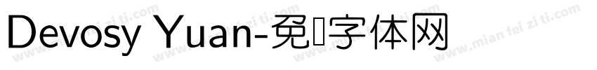 Devosy Yuan字体转换